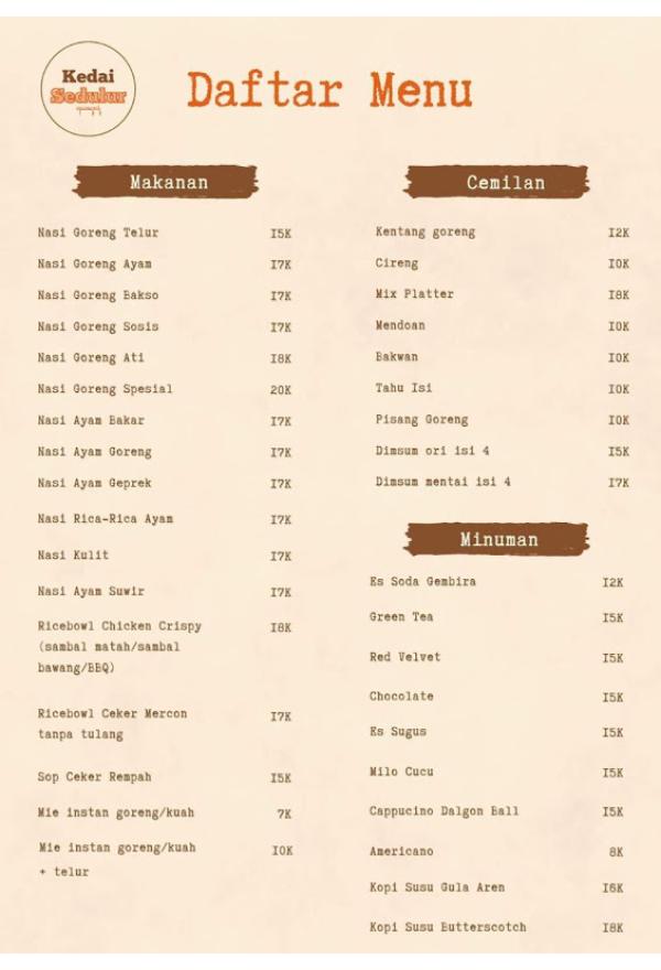 Kedai Sedulur