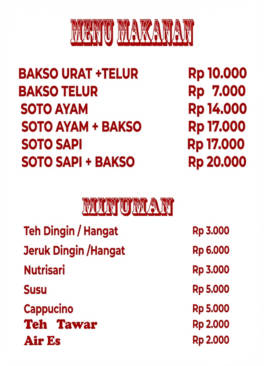 Bakso & Soto MM