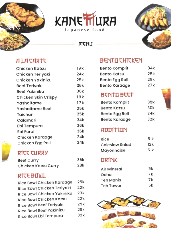Kanemura Japanese Food