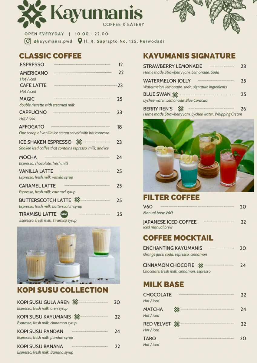 Kayumanis Coffee & Eatery