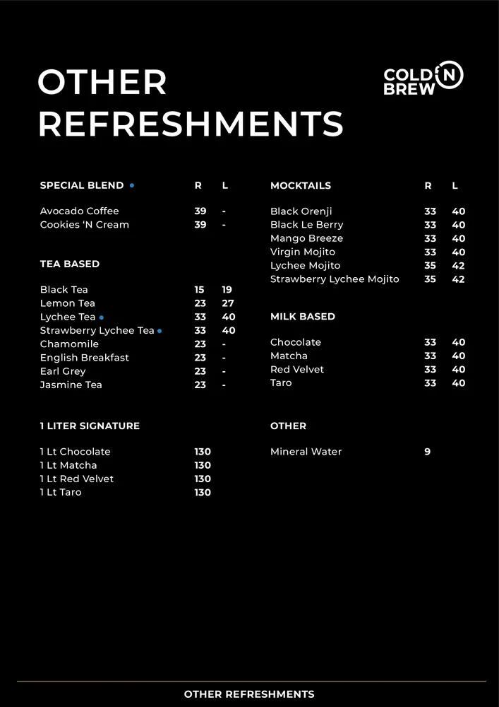 Cold 'N Brew - Purwokerto