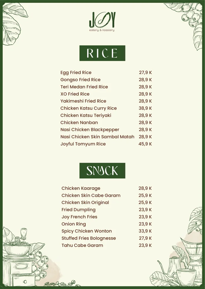 Joy Coffee & Eatery