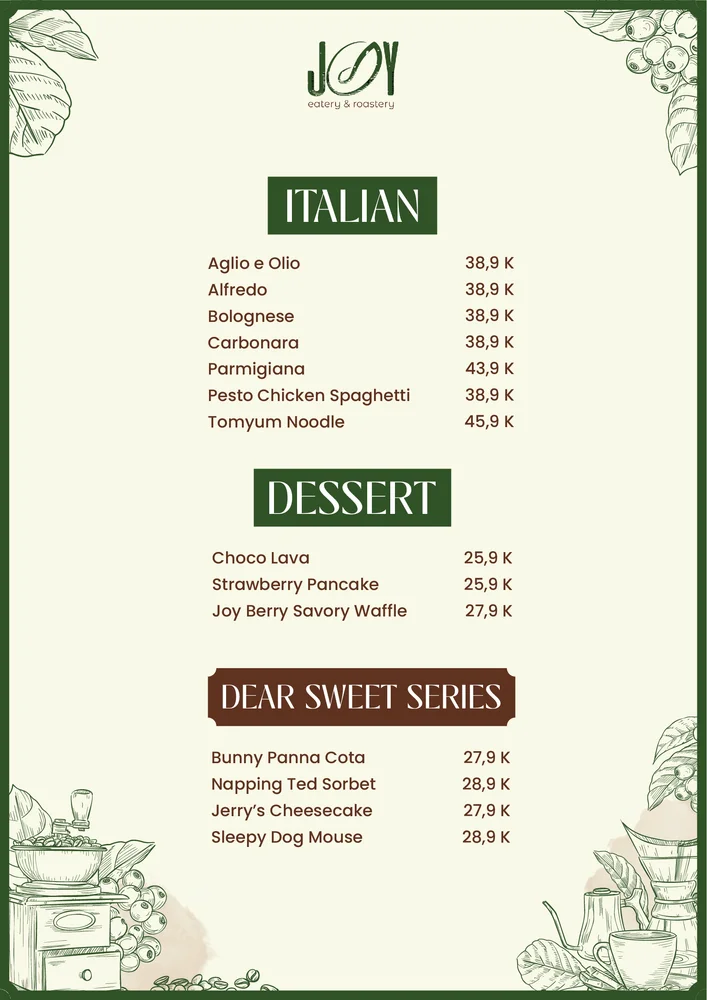 Joy Coffee & Eatery