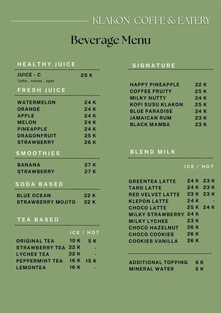 KLAKON Coffee & Eatery