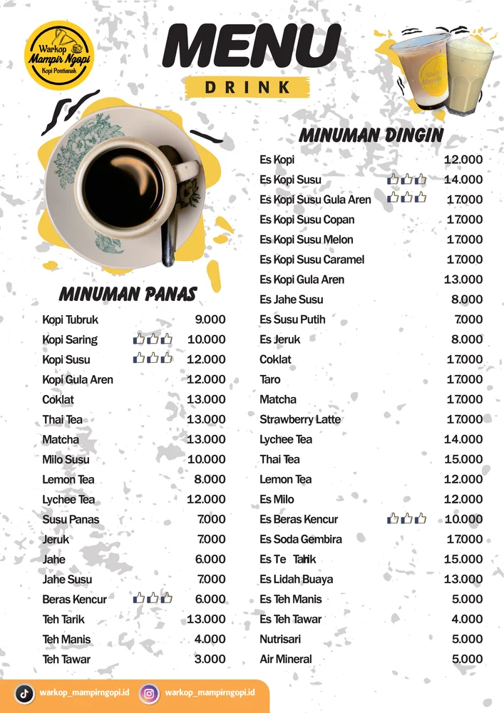 Warkop Mampir Ngopi ( Kopi Pontianak )