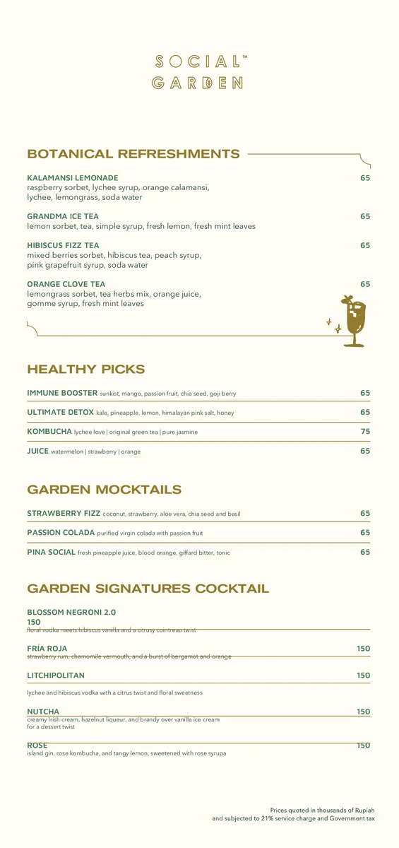 Social Garden Senayan City