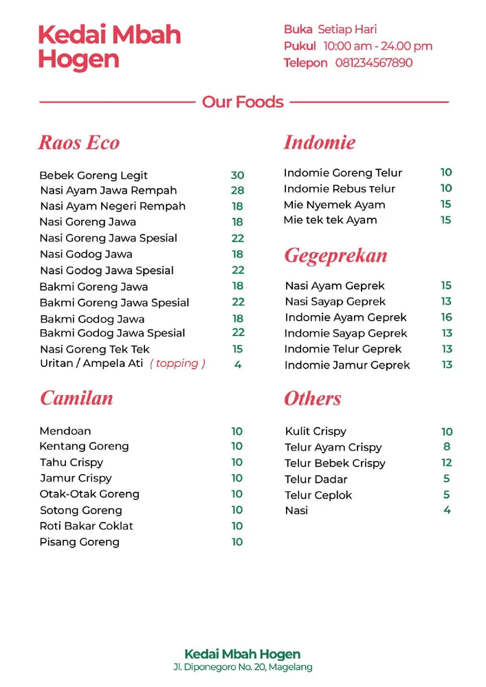 Kedai Mbah Hogen