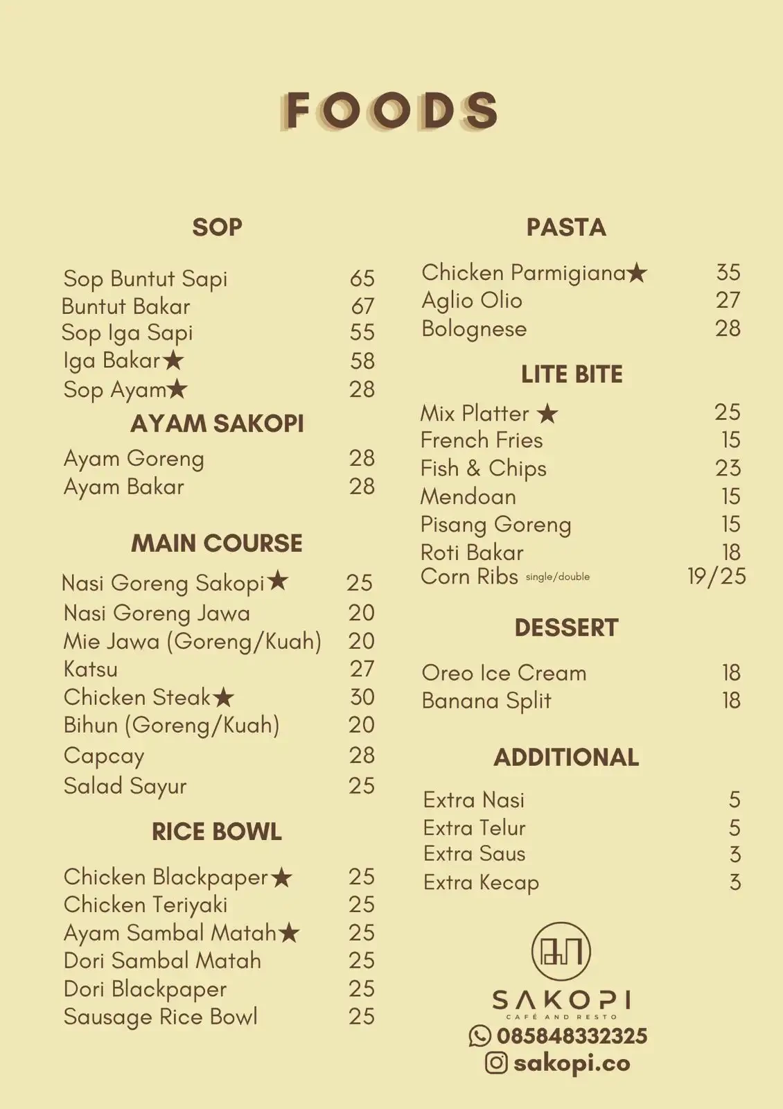 Sakopi Cafe and Resto