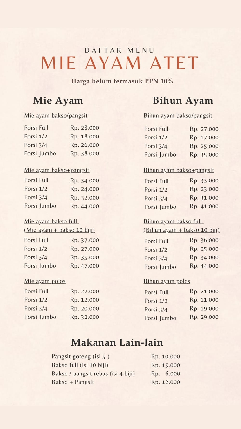 Mie Ayam Atet