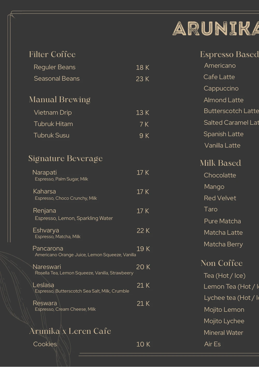 Arunika Coffee