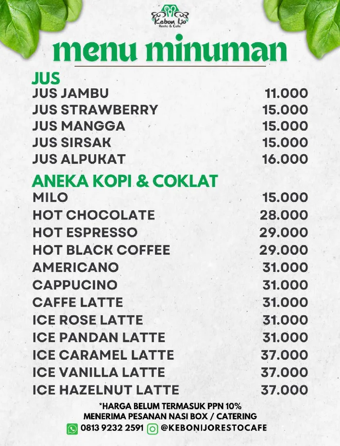 Kebon Ijo Resto Cafe