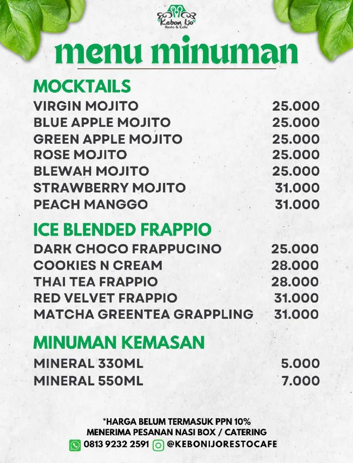 Kebon Ijo Resto Cafe
