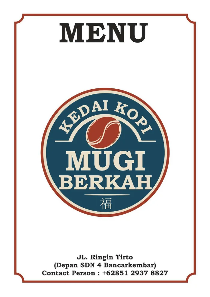 Kedai Kopi Mugi Berkah