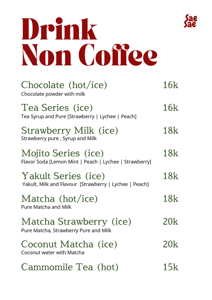 Sae Sae Kopi