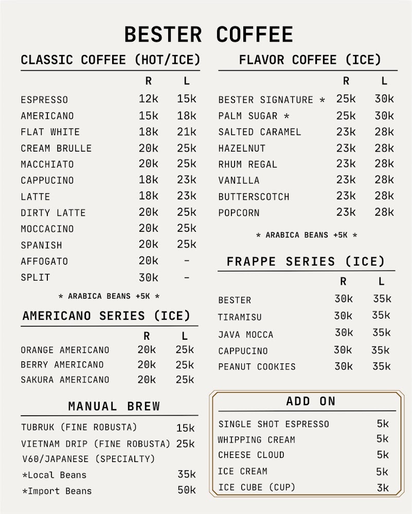 BESTER Coffee & Pastry